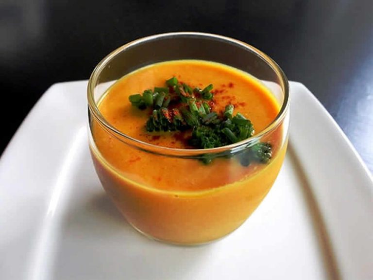 Soupe Froide Courgettes Tomates au thermomix