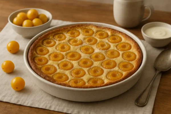 Clafoutis aux mirabelles au Thermomix
