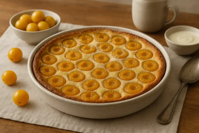 Clafoutis aux mirabelles au Thermomix