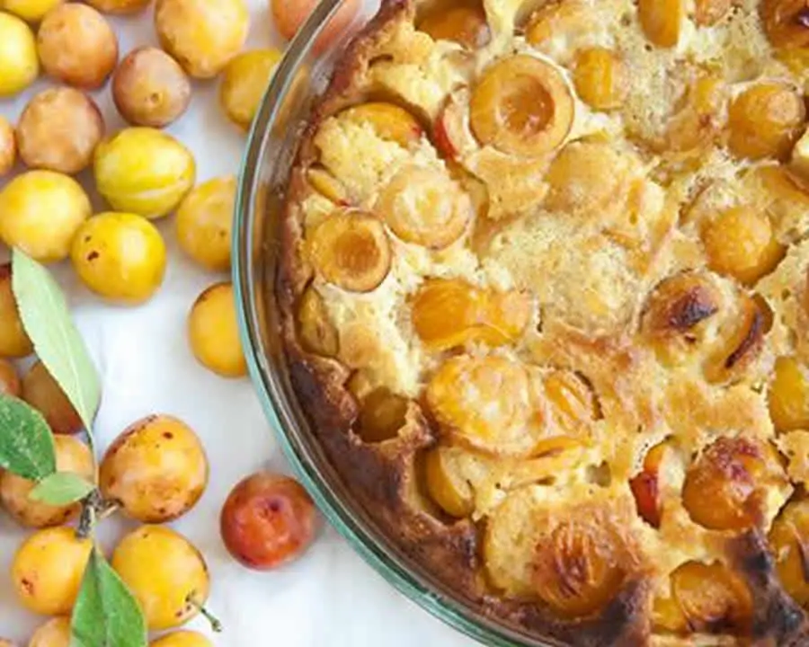 Clafoutis aux mirabelles au thermomix