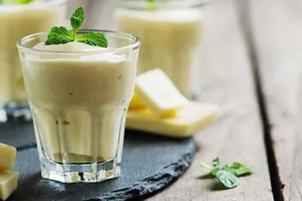 Crème dessert au chocolat blanc sans oeuf au thermomix