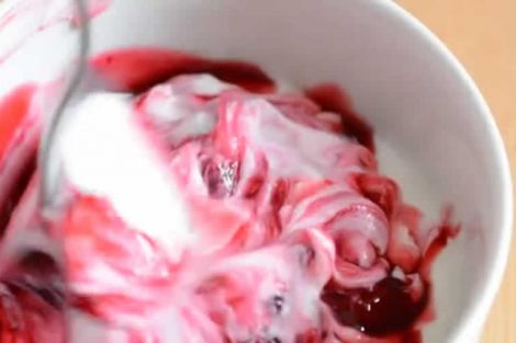 Glace yaourt et fruits rouges au thermomix