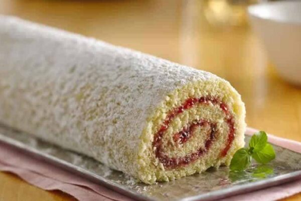 Gâteau roulé à la framboise au thermomix