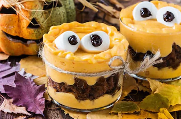 Tiramisu Halloween au potiron chocolat au thermomix