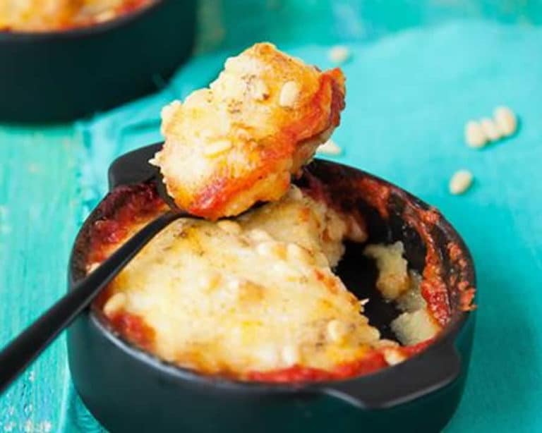 Gratin de polenta à la tomate au thermomix