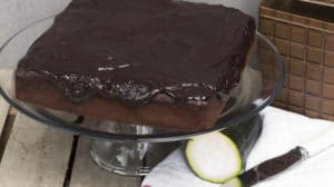 Gâteau au chocolat à la courgette au thermomix