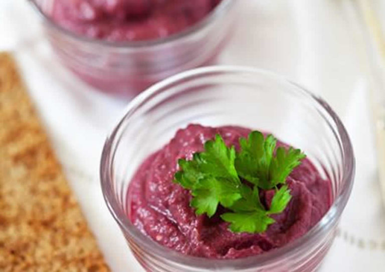 Mousse de betterave en verrine au thermomix