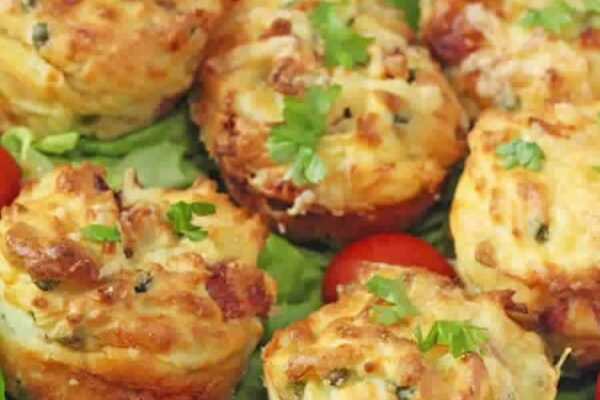 Muffins aux pomme de terre et jambon au thermomix