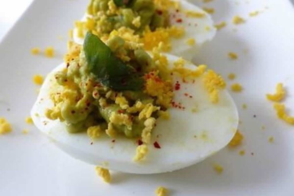 Oeufs mimosa à l'avocat au thermomix