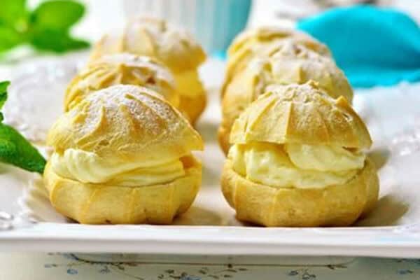 Petits Choux à la crème pâtissière au thermomix