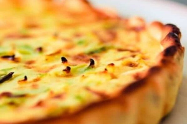 Quiche aux poireaux carotte saumon au thermomix