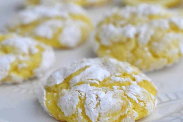 Biscuits craquelés au citron et noix de coco au thermomix