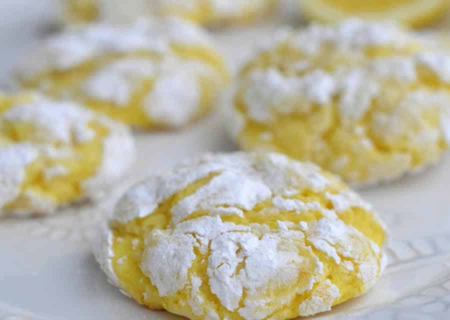 Biscuits craquelés au citron et noix de coco au thermomix