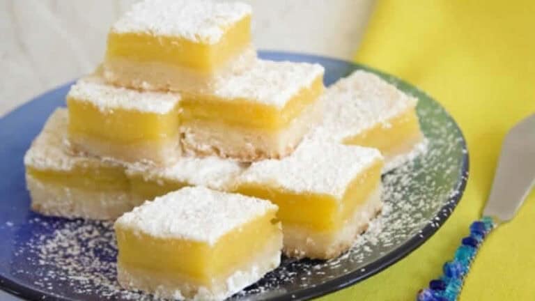 Carrés au citron au thermomix