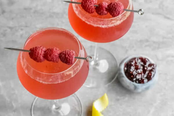 Coupe champenoise à la framboise au thermomix