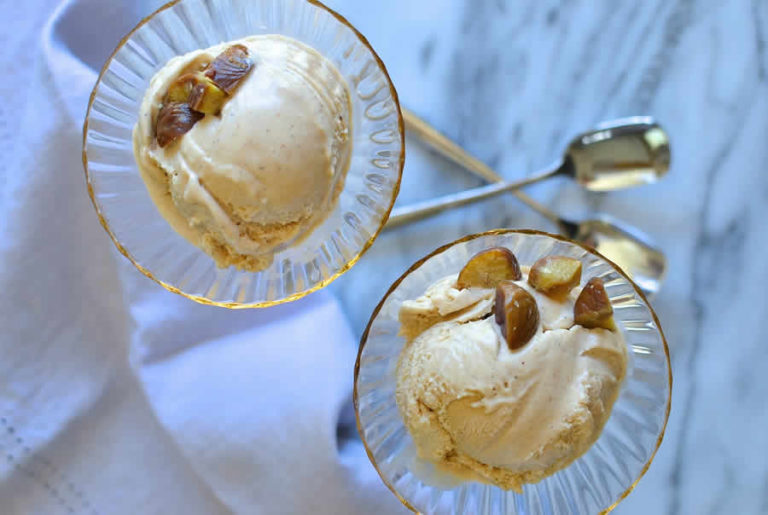 Glace à la crème de marrons au thermomix