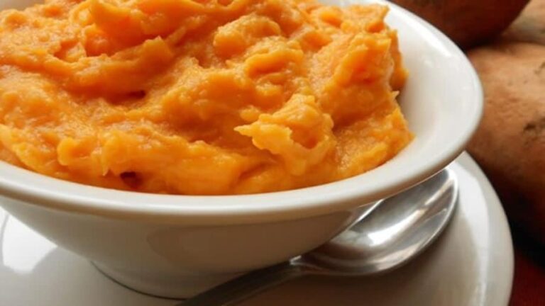 Purée de patate douce et pomme de terre au thermomix