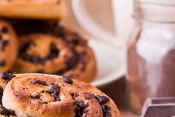Brioches escargots aux pépites de chocolat au thermomix