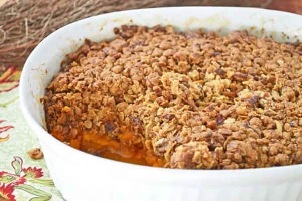 Crumble de patates douces et pommes au thermomix