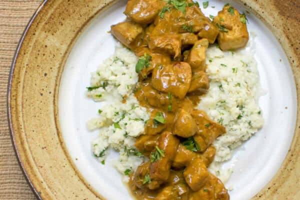 Curry de poulet à l'ananas au thermomix