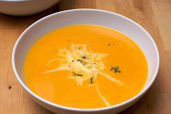 Soupe de courge carotte et comté au thermomix