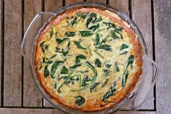 Quiche aux épinards et au Boursin au thermomix