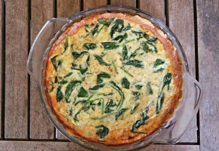 Quiche aux épinards et au Boursin au thermomix