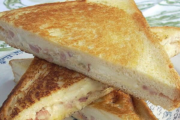 Croque flammekueche au Thermomix