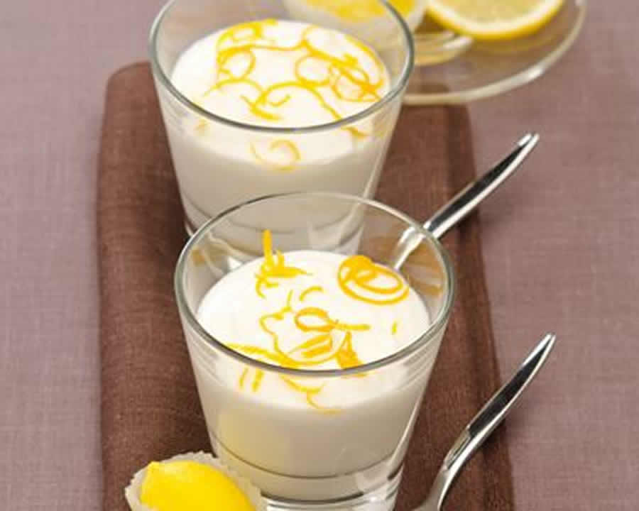 Crème dessert au citron façon danette au Thermomix