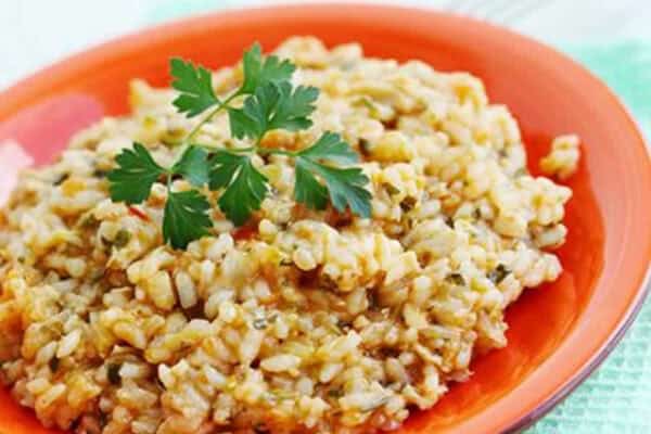 Risotto à la viande hachée et curry au Thermomix