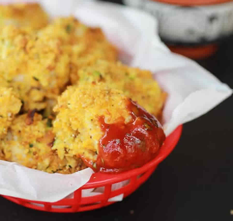 Nuggets de poulet aux courgettes au Thermomix