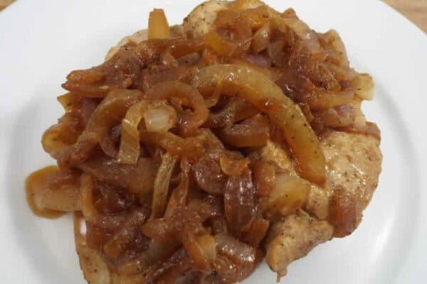 Porc aux oignons caramélisés au Thermomix