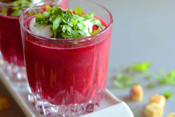 Gaspacho de betterave au Thermomix