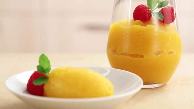 Sorbet aux fruits de la passion au Thermomix