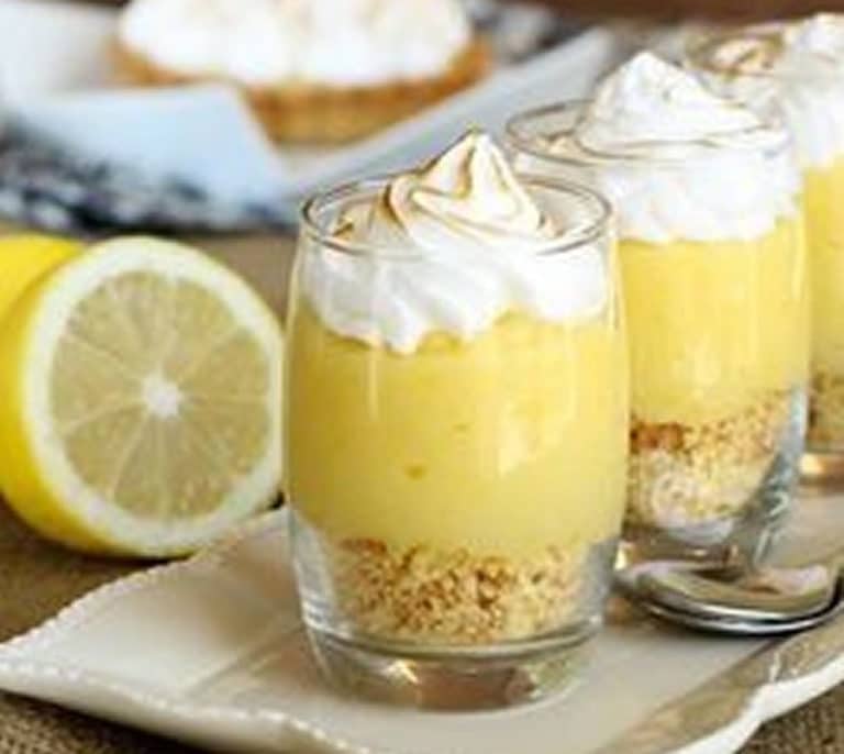 Verrine façon tarte au citron meringuée au Thermomix