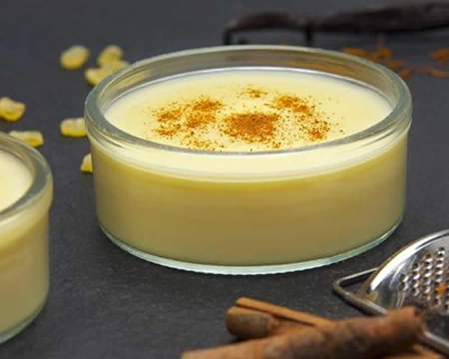 Crème dessert sans œufs au Thermomix