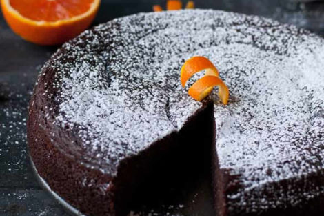Gâteau au chocolat à la pulpe d'orange au Thermomix