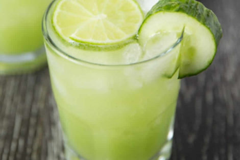 Cocktail au concombre et citron vert au Thermomix