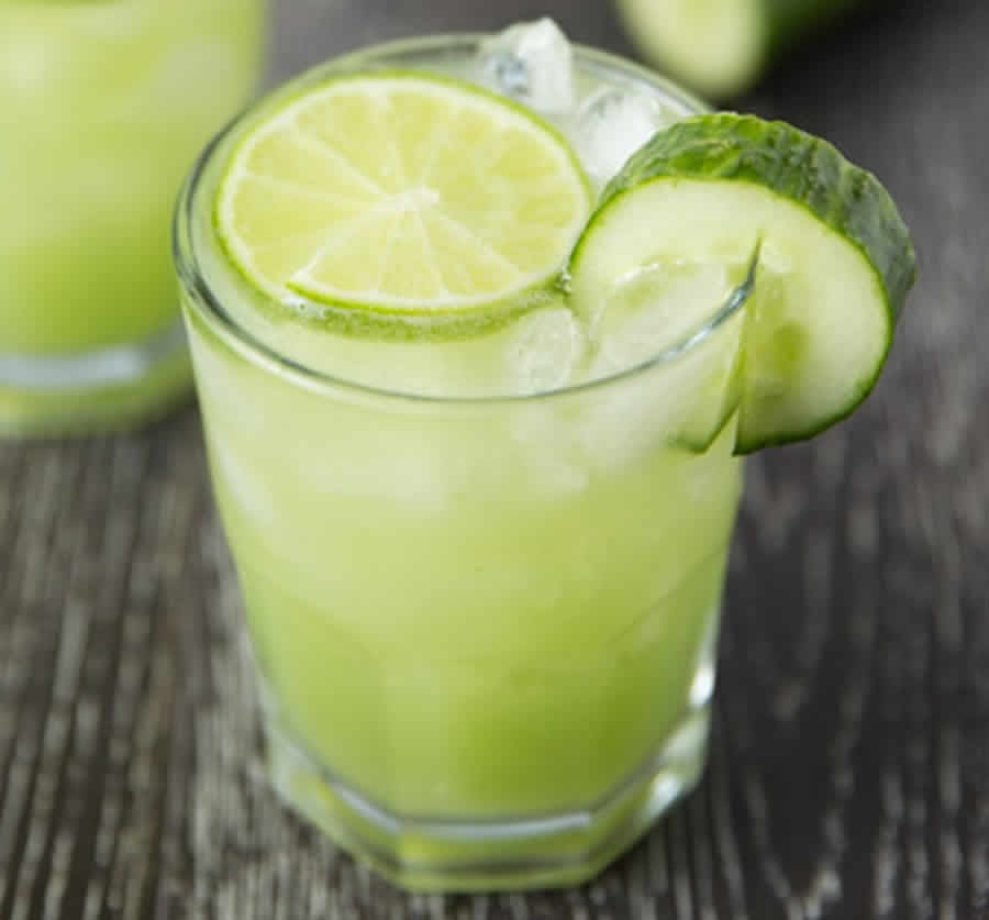 Cocktail au concombre et citron vert au Thermomix