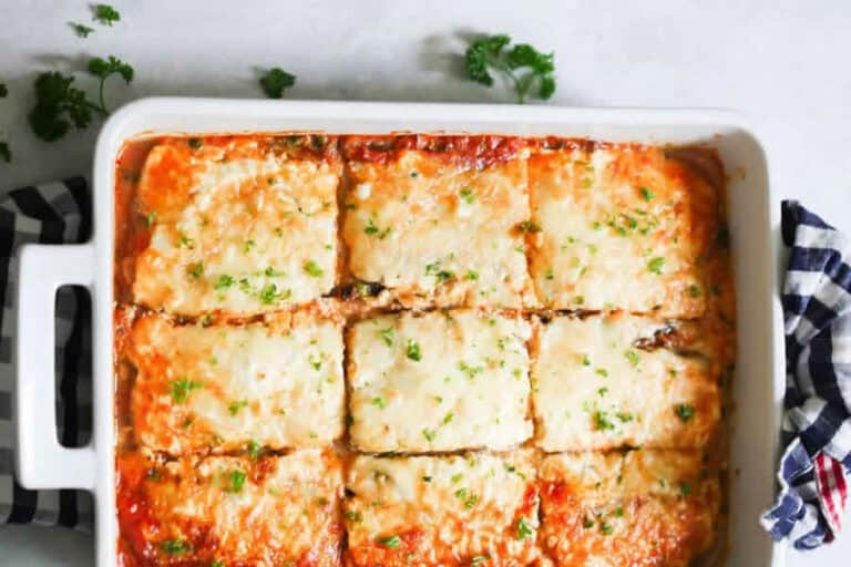 Lasagnes d'aubergines recette W Watchers