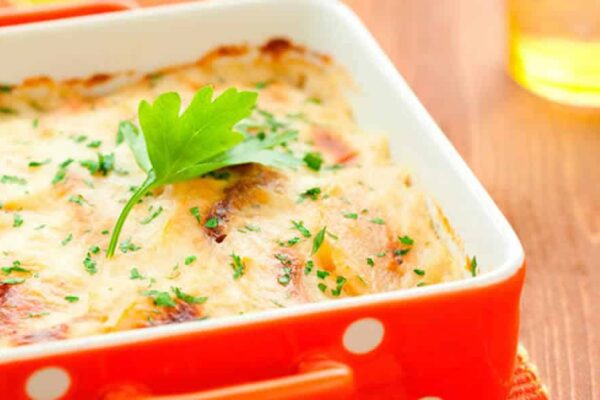 Gratin de poireaux au jambon à la béchamel au Thermomix