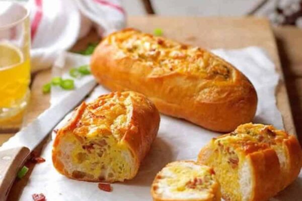 Baguettes aux lardons au Thermomix