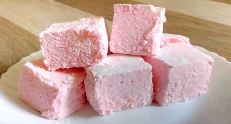 Guimauves à la fraise maison au Thermomix