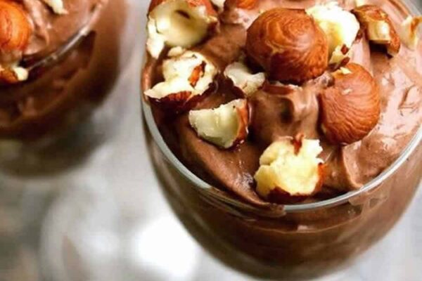 Mousse soyeuse à la noisette au Thermomix