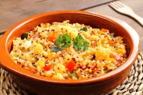 Quinoa aux légumes au Cookeo