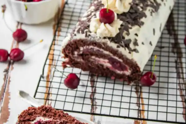 Bûche de Noël façon forêt noire au Thermomix