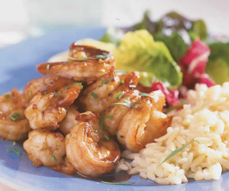 Crevettes sautées au Thermomix