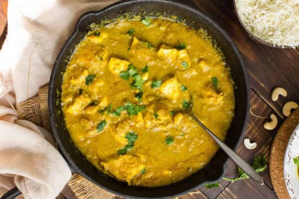 Emincé de porc à la crème de coco au Cookeo