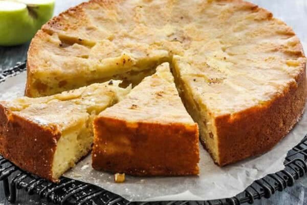 Gâteau au fromage blanc et pommes au Thermomix