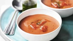 Soupe aux tomates et piment au Thermomix